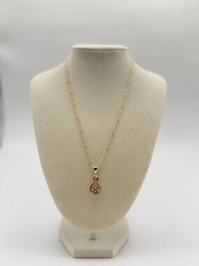 Gold Necklace 1.8mm x 18" 14K Gold Plated Premium Quality Oro Laminado